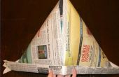 Hoe maak je een Tri-hoek Pirate Hat uit krant