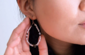 DIY Beaded Crystal Teardrop oorbellen