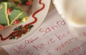 Het verzenden van een brief aan de Kerstman