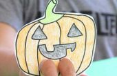 Hoe maak je kindvriendelijke Halloween vinger marionetten