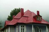 Exterieur verf stijlen voor een rood dak
