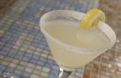 Hoe Frost cocktailglas velgen met suiker of zout