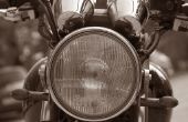 Het wijzigen van een motorfiets koplamp