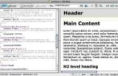 Hoe gebruik van Dreamweaver CS4 horizontaal en verticaal weergave gesplitste