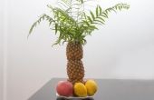 Hoe maak je een Palm Tree decoratie met behulp van ananas