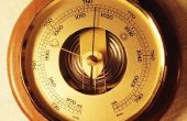 Het aanpassen van de hoogte voor een Barometer