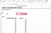 Hoe Bereken R2 Excel