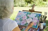 Hoe te kiezen van achtergrondkleuren voor bloem schilderijen