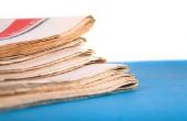 Lijst van papierproducten die gerecycled kunnen