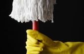 Hoe schoon een katoen Mop Head