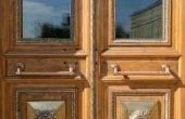 How to Install metalen grondplaten op houten deuren