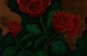 Hoe te schilderen van de rozen met acryl
