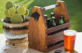 Hoe om uw eigen houten bier Caddy ambacht