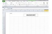 Hoe maak je een Basisvoorraad werkblad met Excel