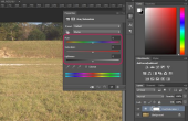 Hoe schakel ik bruin grasgroen in Photoshop?