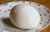 De beste manier om de Shell van een zacht gekookt ei
