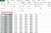 Het verplaatsen van kolommen in Excel
