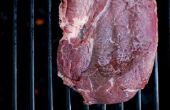 Hoe om een Steak aan middelgrote putje op een Gas barbecue Grill