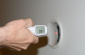 Het gebruik van een Thermometer te controleren van koele lucht vanuit Vents