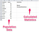 Hoe te berekenen van de standaarddeviatie in Excel