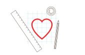 Hoe teken je een hart vorm