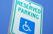 Parkeerplaats Handicap plek specificaties