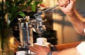 Hoe te het ontstoppen van een espressomachine