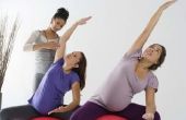 De rek van de Yoga van de diepe innerlijke dij & zwangerschap