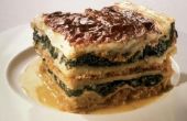 Lasagna kan worden voorgemonteerd met ei als een ingrediënt?