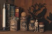 How to Make Spooky Witch's pot/fles Potion decoraties