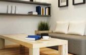 Hoe maak je een kamer met houten meubilair kijken Modern