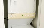 Hoe vervang ik een aandrijfriem op een stapel wasmachine & droger