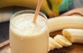 Hoe maak je pindakaas-banaan Smoothies