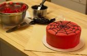 Hoe maak je een Web Spider-Man voor een Cake