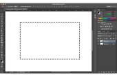 Hoe maak ik een rechthoek met stippellijn in Photoshop?