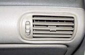 Hoe schoon auto ventilatieopeningen