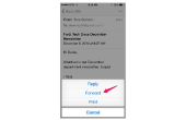 How to Forward Mail op een iPhone