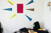 Hoe Hang de vlag van een College in mijn studentenhuis