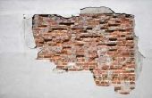 Hoe maak je Faux blootgesteld bakstenen muur met behulp van Venetiaanse gips & stenen fineer