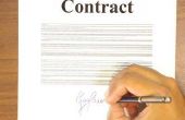 Hoe een Contract overeenkomst te beëindigen