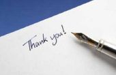 Hoe schrijf je een brief van de steekproef bedanken iemand voor een Job Well Done