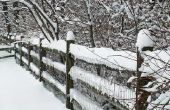 How to Create hoeken in een Split Rail hek