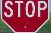 Parkeren wetten op afstanden van stoppen met tekenen