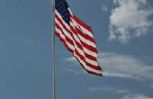 Amerikaanse vlag Etiquette voor veteranen dag