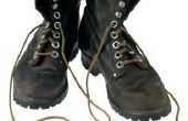 Hoe schoon modderige leren laarzen