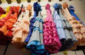 Ideeën voor mode-sieraden voor een multi-gekleurde jurk