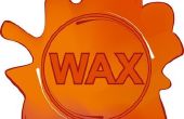 Wenkbrauw Wax residu uit de huid te verwijderen