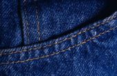Blauwe kleurstof Jean uit bekleding verwijderen