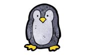 Hoe om een pinguïn pompoen snijden