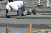 Hoe Bereken betonplaat Yardage